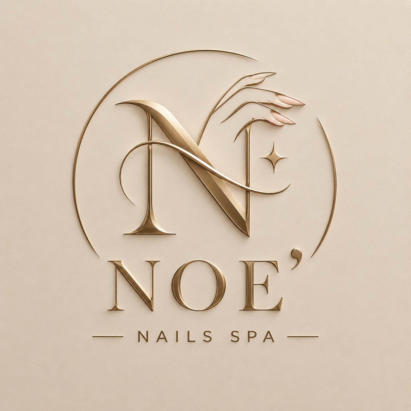 NOE' Nails Spa logo