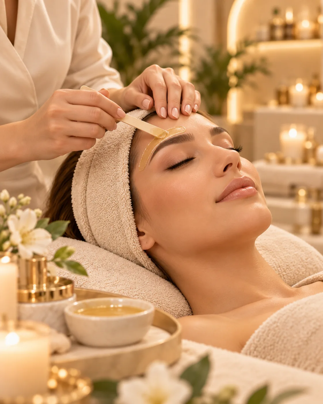Beauty waxing treatment